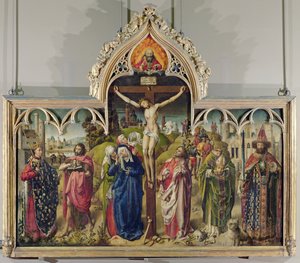 パリの祭壇画、1453-55年の議会 作： French School
